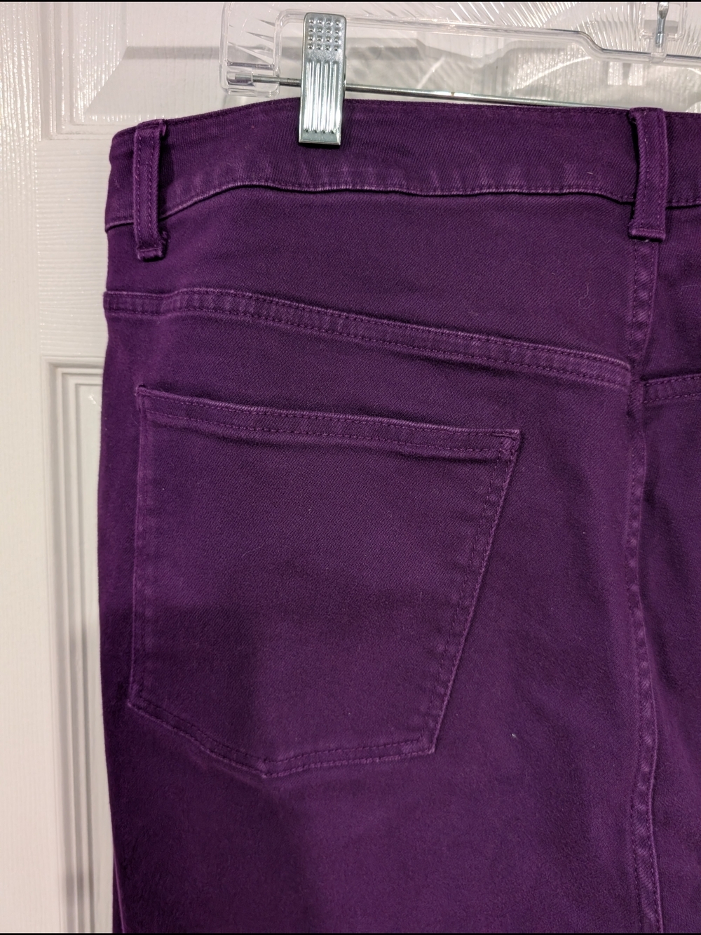 Talbots Purple Heritage Slim Ankle Jeans in Size 16W (Woman) - Picture 7 of 12